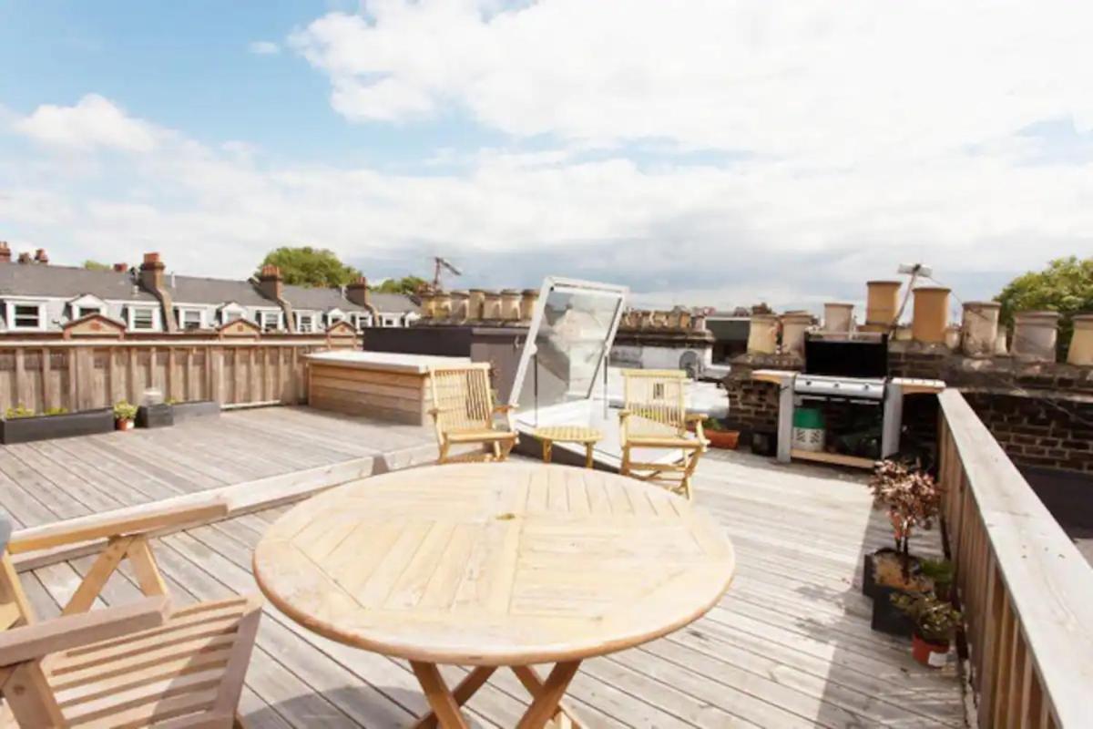 Sunny 2 Bedroom, 2 Bathroom Apartment With Roof Terrace Londra Exterior foto